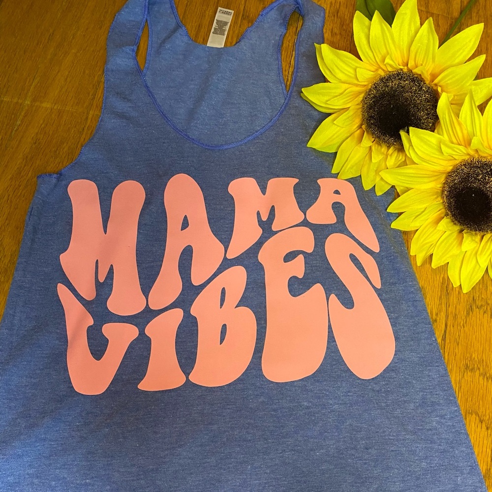 Mama vibes tank top